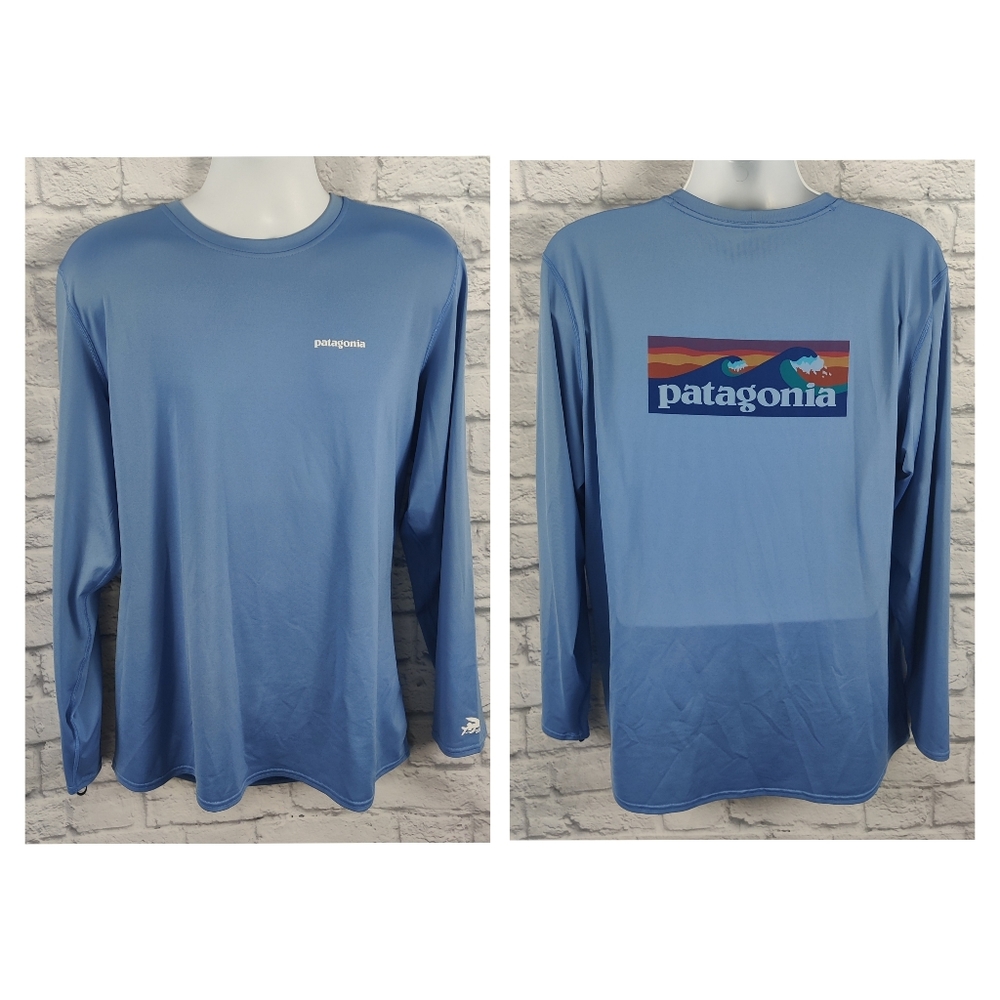 Patagonia Men's RO Long Sleeve Sun Tee, Size XL, 50+ UPF